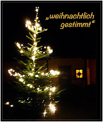 weihnachtlich gestimmt Flyer "weihnachtlich gestimmt"